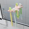 Resin Wall-Mounted Hand Mirror Shelf - Bathroom Vanity Organizer With Decorative Storage