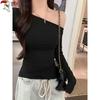 Women's Slanted Shoulder Long Sleeve T-Shirt