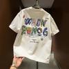 Summer New Style ShortSleeved TShirt For Unisex Pure Cotton AmericanStyle Cool And Rugged Round Neck Loose Fit Casual Style