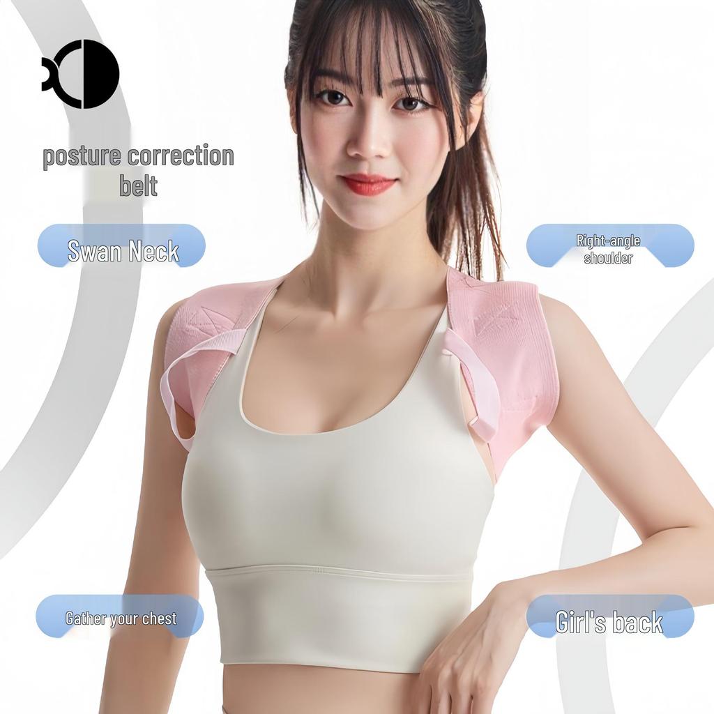 Open-Back Shoulder Training and Correction Strap for Bench Press and Chest Expansion