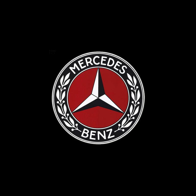 2 Stück HD Auto Willkommens-Türleuchten für Mercedes Benz E-Klasse C-Klasse A-Klasse B-Klasse GLB GLC GLE Amg LOGO Projektorlampe Auto Deko