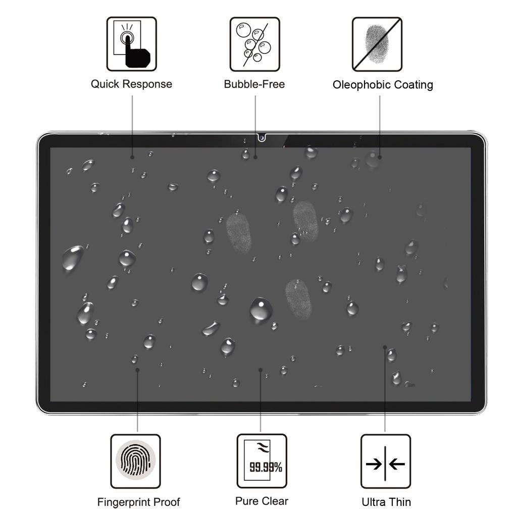 For Lenovo Tab M10 (Gen 3) 2.5D 9H Hardness Screen Protector Full Cover Tempered Glass Anti-Scratch High Definition Film
