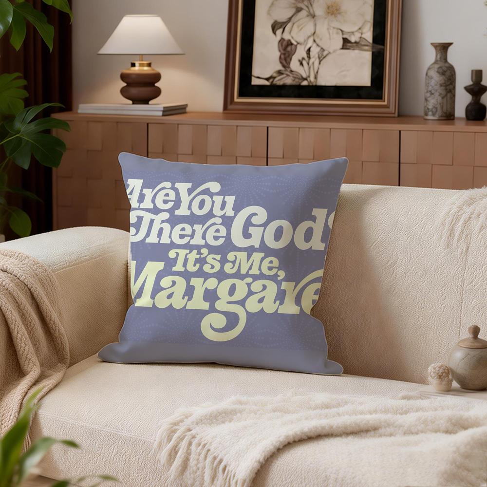 Are You There God Its Me Margaret Cushion Cover Cushion Cover Set 4Pcs 50x50 40x40 Pillowcase Decorative Sofa Home Decor