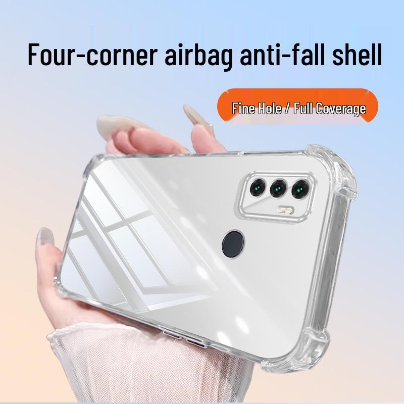 OPPO A32 Transparent TPU Airbag Anti-drop Protective Case with Premium Feel OPPO A32 прозрачный