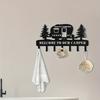 1pc Multi-Purpose Happy Hooks Organizer for Keys Clothes Towels Decorative Entryway Wall Mount