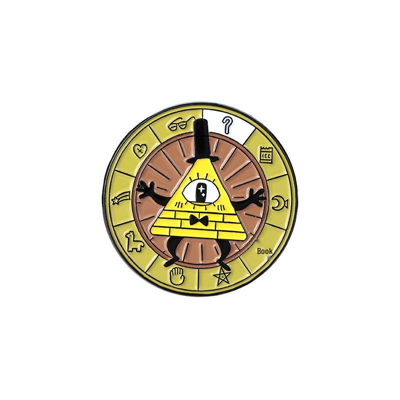 Creative Cartoon Character Enamel Alloy Brooches