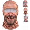 New Funny Realistic Face Ski Mask,Old Man Ski Mask Funny Realistic Face Balaclava,Novelty Winter Face Cover for Skiing Parties