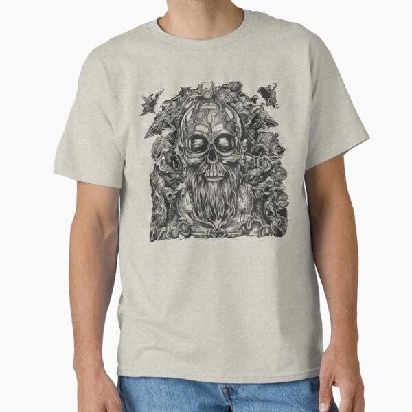 Large Skull Classic TShirt Made In UsaAus TShirt S2xl S