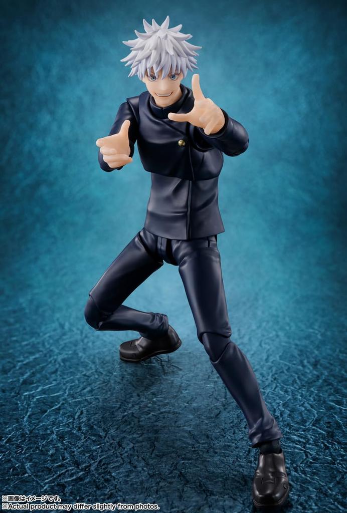 TAMASHII NATIONS Jujutsu Kaisen Gojo Satoru 160mm malovaná pohyblivá figurka SHFiguarts Kaidama/Tamaori -Jujutsu Kosen- Přibl.. PVC a ABS