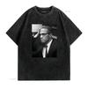 MALCOLM X T shirt For father day new color vintage Washed fashion Comfortable Versatile Casual streetwear designer clothes