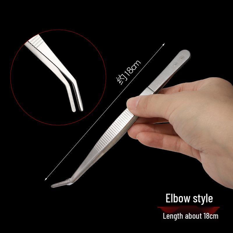 Non-slip Stainless Steel Tweezers for Gardening, Aquariums, and Succulents