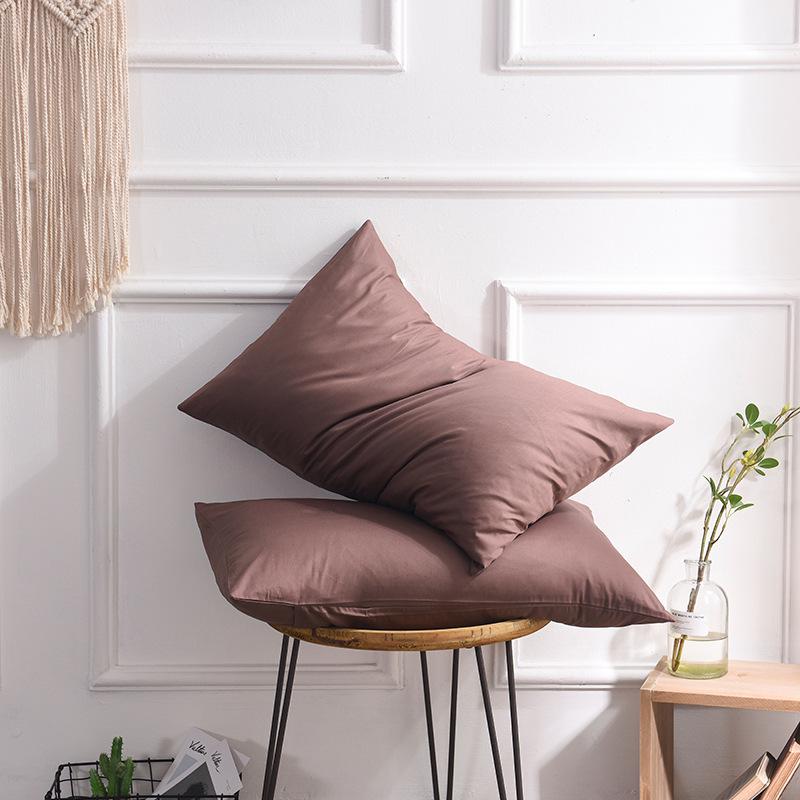 Fețe de pernă din bumbac de culoare uni pentru studenți