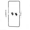 Samsung Z Flip5 F731B F731N için Tokalı Orta Yumuşak Pedli Z Flip 5 LCD Çerçeve Kenarlığı Ekran Standı Orta Çerçeve Kenarlığı Değişimi