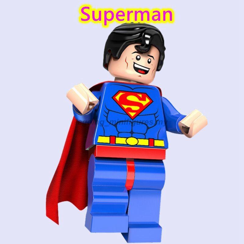 Compatible With Marvel Minifigures Superman Green Lantern Building Blocks Toys For Children
