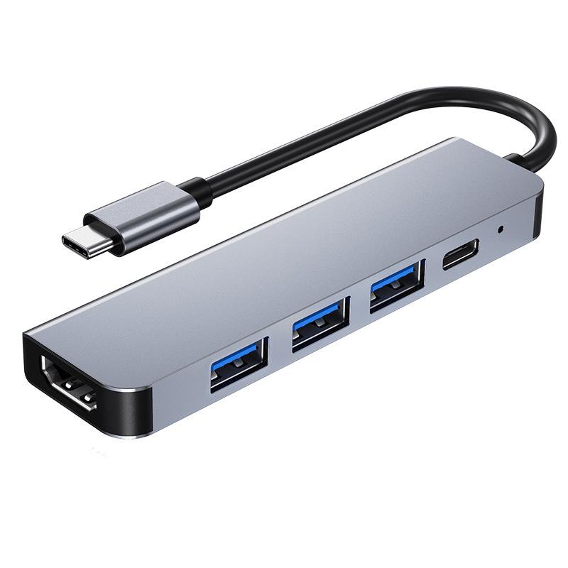 USB-C to HDMI 4K Hub Expansion: 3-in-1 High-Definition Video Converter Dock