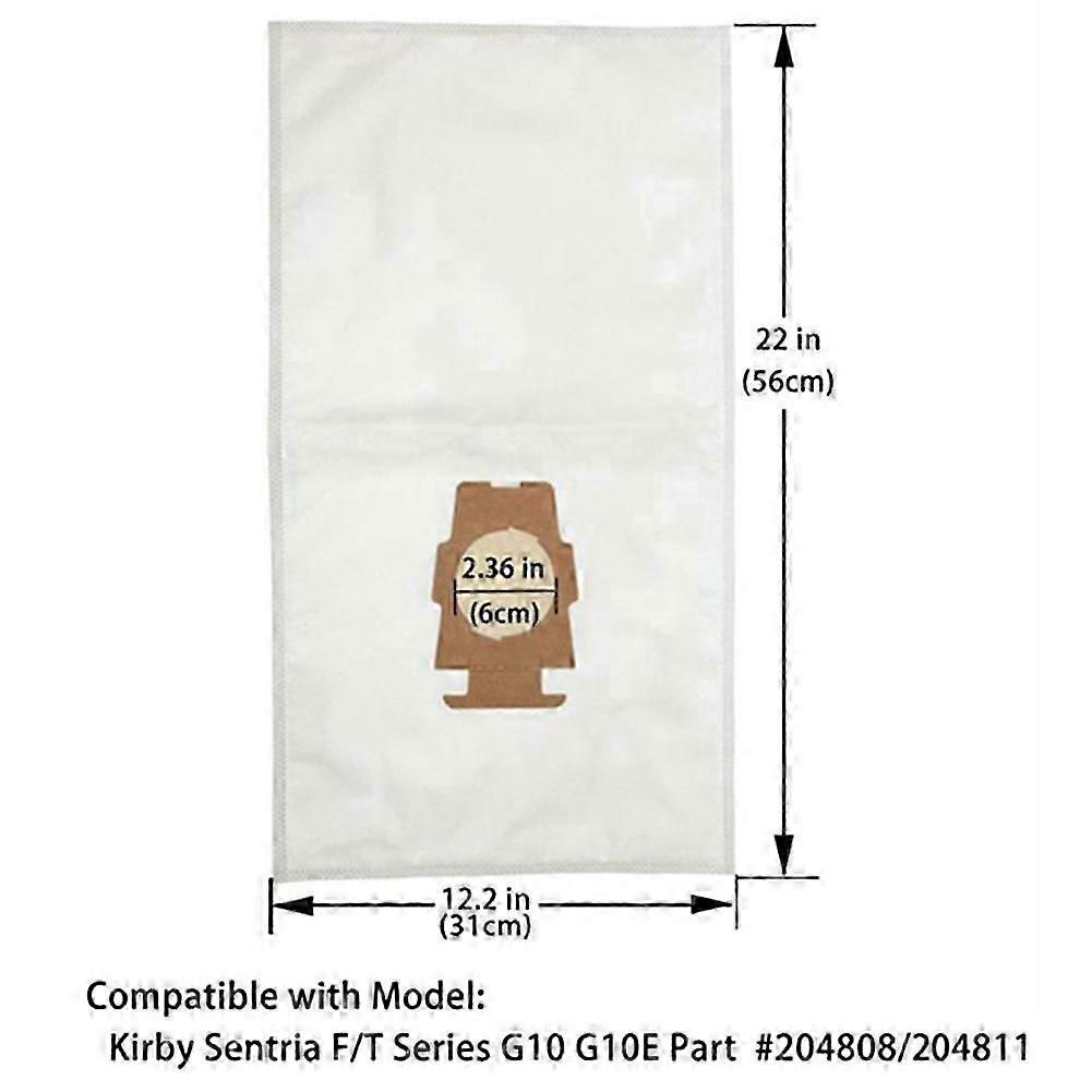 8 Pack Vacuum Bags Replacement for Kirby 204811 204814, Sentria, Avalir, Ultimate G Series Model with 1 Belt