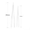 1PC Kitchen Gadgets Barbecue Thicker Tongs Food Tongs Food Clip Stainless Steel Churrasco Tweezers Clip Barbecue Buffet Restaurant Tools