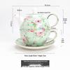 Mother-Child Ceramic Tea Set: Upgraded Pot & Cup with Floral Design