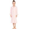 Children's Home Clothes Comfortable And Casual Loose Long Sleeved Nightgown Dress