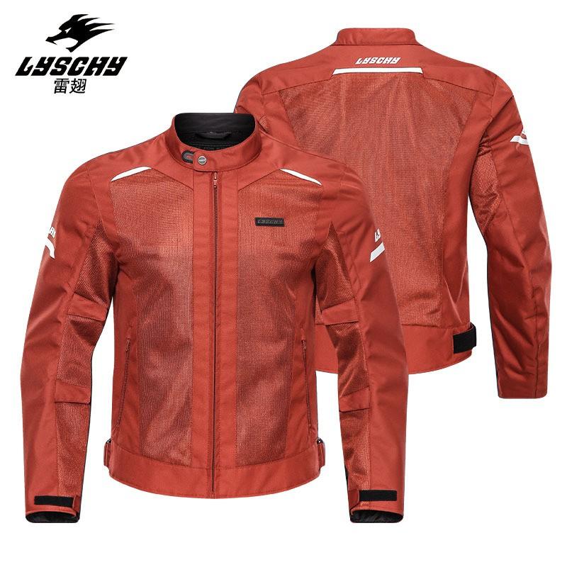 Netz Motorrad Fahrjacke Herren Damen Atmungsaktiv Aufprallschutz Biker Ausrüstung Mit Reflektierenden Streifen