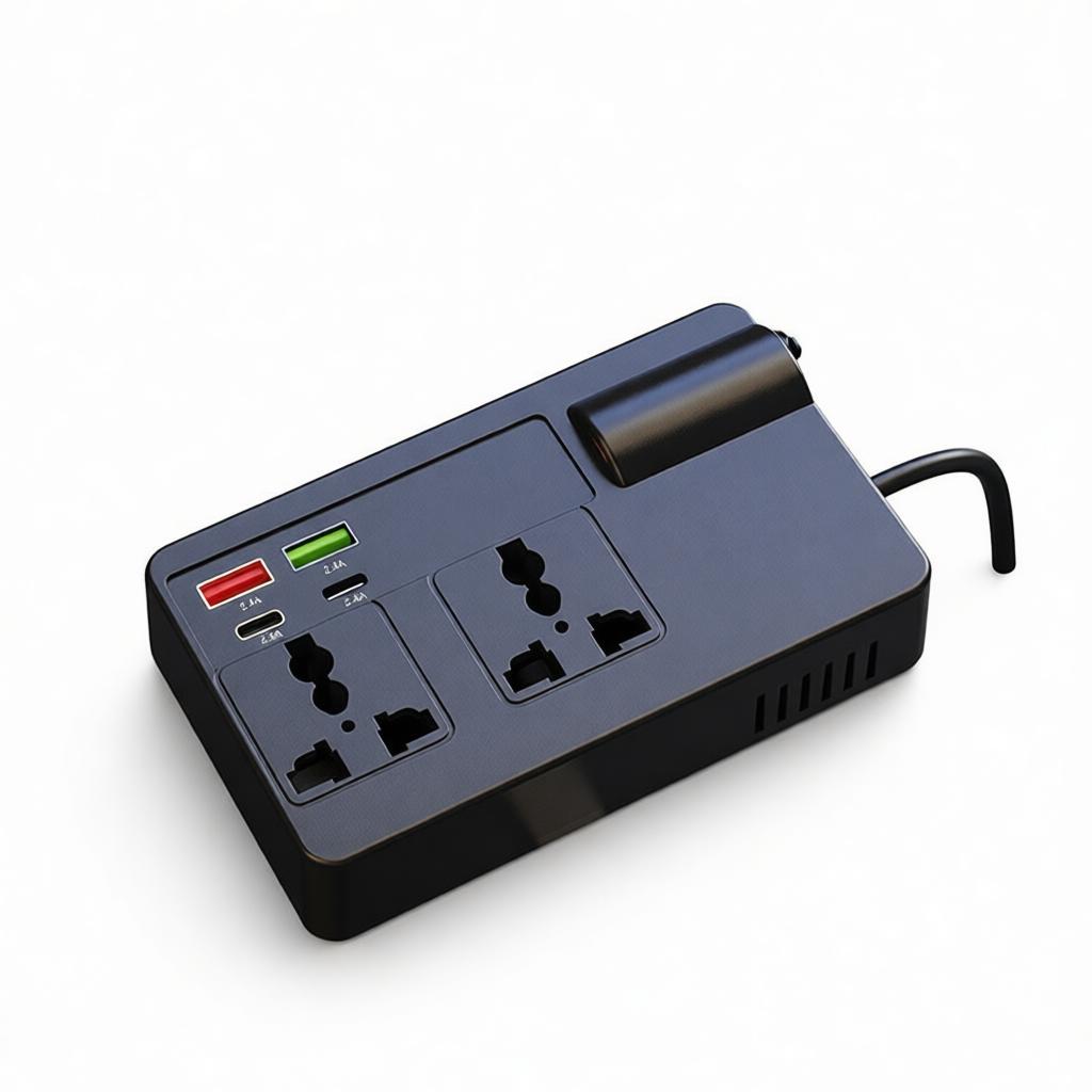 Automotive Car Converter 12V 24V To 220V Power Inverter Fast Charging USB Socket For Truck Van Electronic Devices Travel Gear