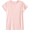Korean Oat Round Neck Front Shoulder Short-sleeved T-shirt Women's New Simple Casual Fashion Versatile Temperament Top Summer