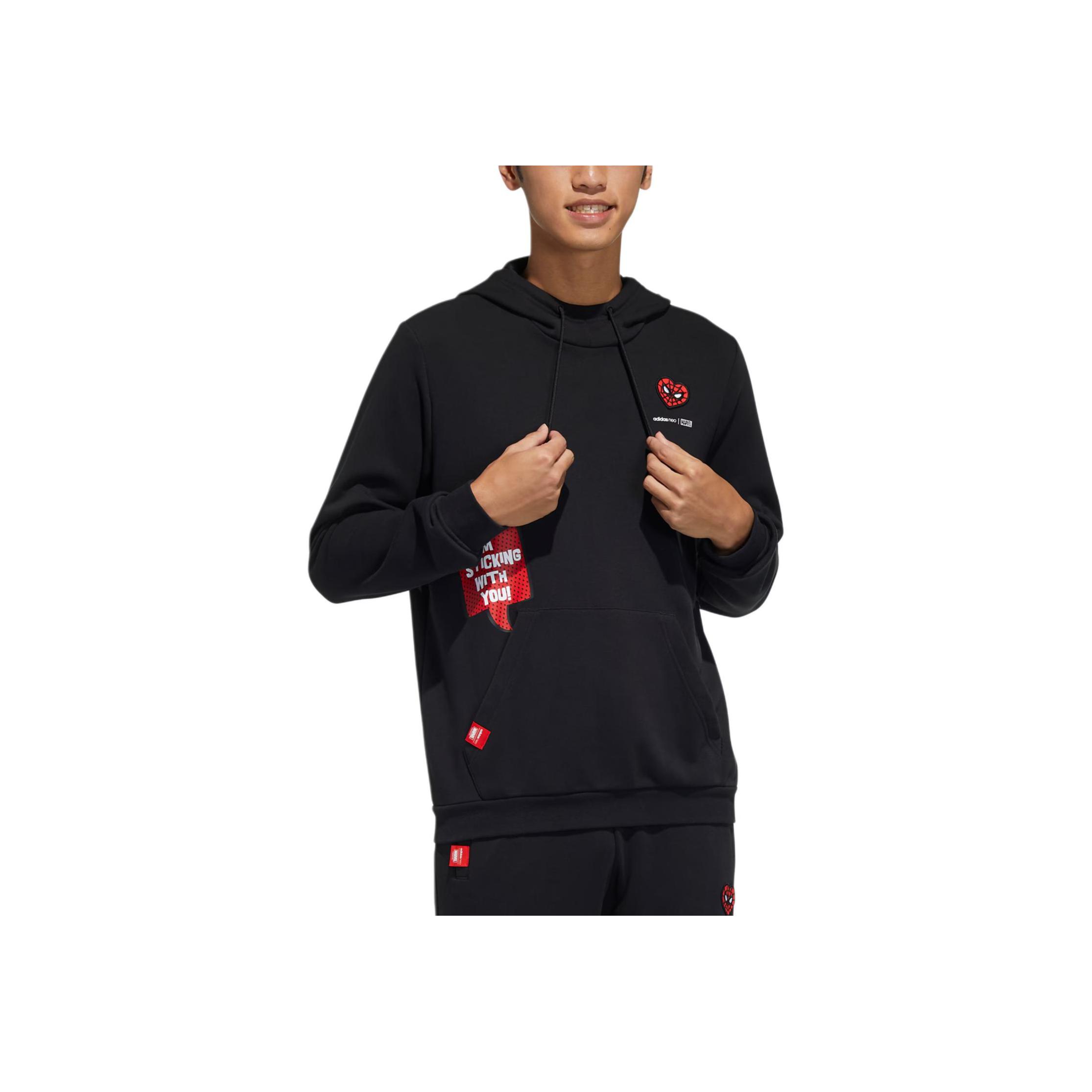 

Adidas Мужская толстовка с капюшоном Neo Spider-Man, черная, H55129 L