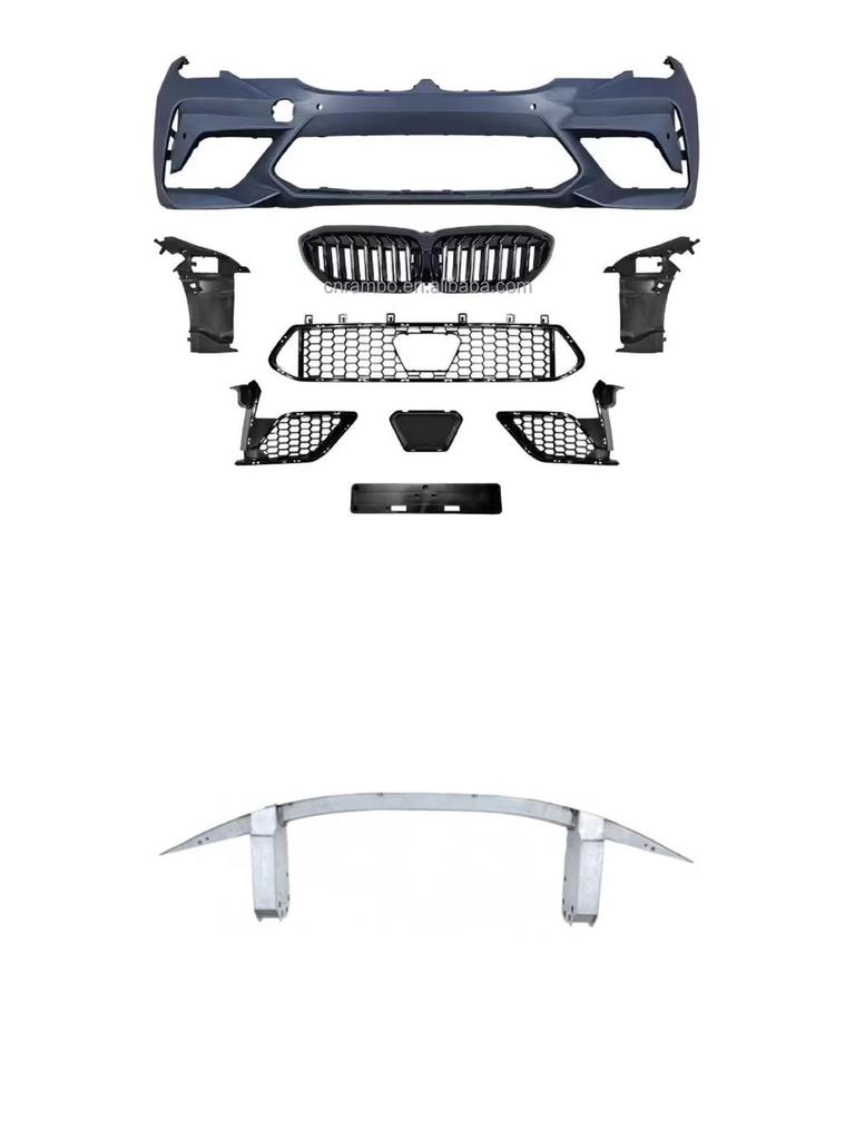 BMW 7 Series G70 Front Fender Side Panels (Part Numbers: 41359628641, 41359628642).