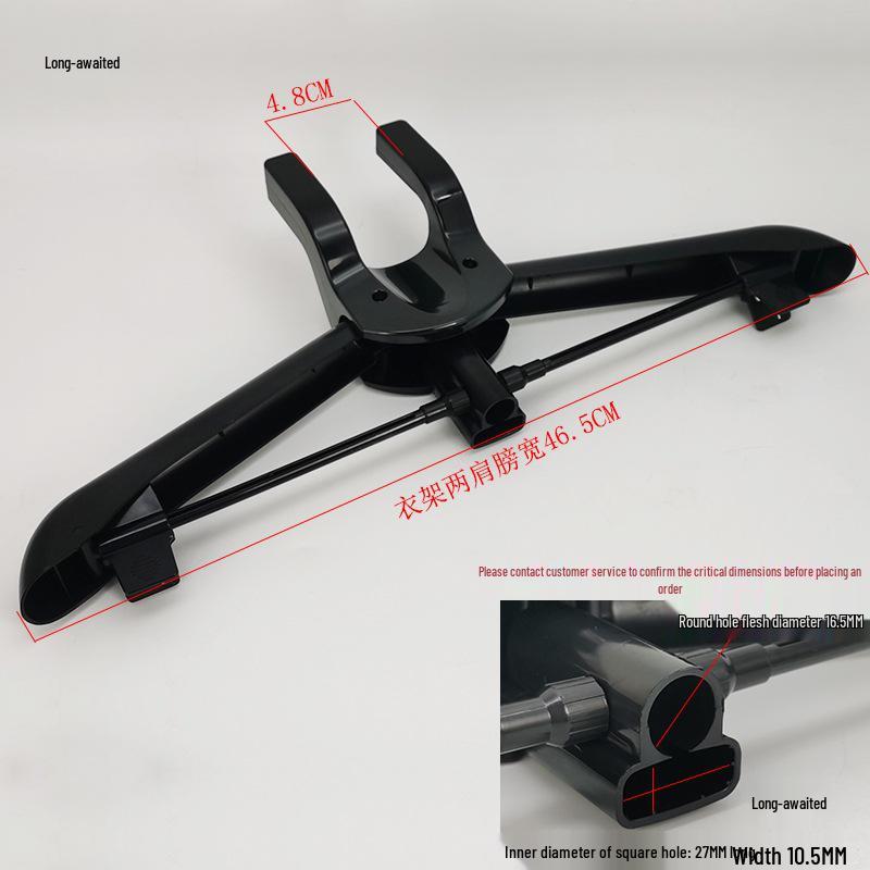

Universal Garment Steamer Hanger with Trouser Clips - Folding Ironing Accessory for Round & Square Rods 0.8L or less