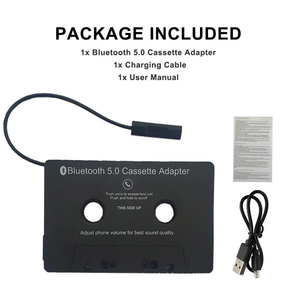 Bluetooth Cassette To MP3 Converter with Hands-Free Calling