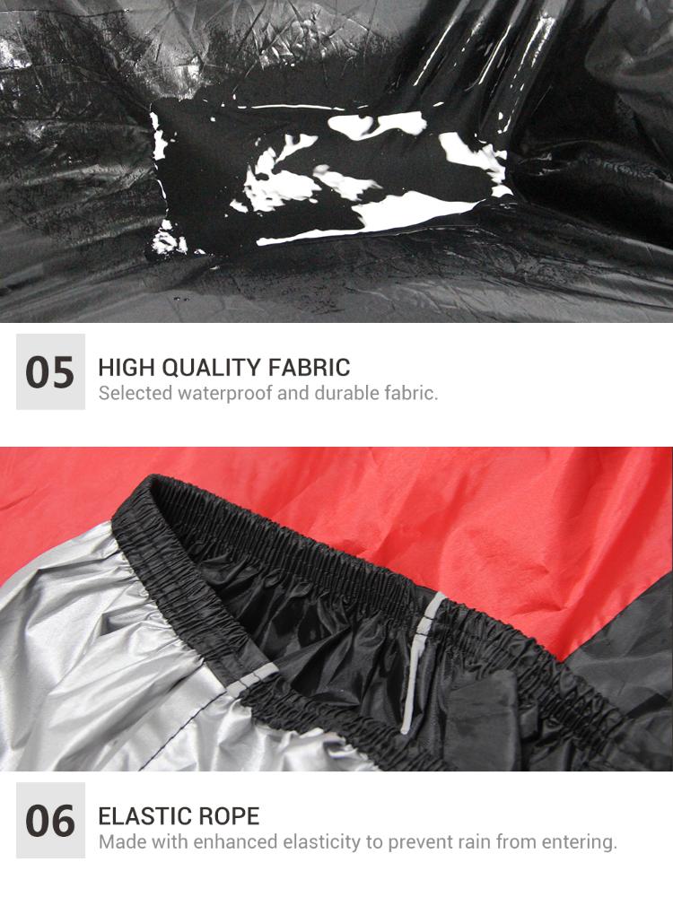 Motorrad-Abdeckung für Motorrad, Moto, Fahrrad, ganzjährig, wasserdicht, staubdicht, UV-Schutz, für den Außenbereich, Innenbereich, Moto, Regenschutz