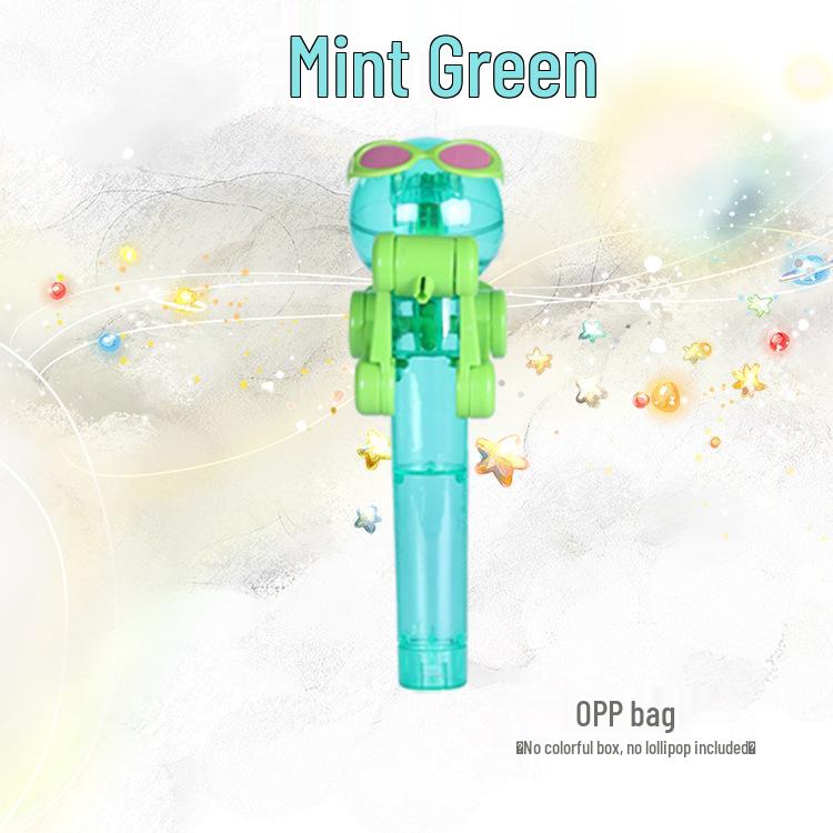 Douyin Viral Starry Sky Candy Lollipop Holder & Toy Robot for Kids
