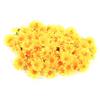 100pcs Artificial Little Daisy Lovely DIY Handcraft Silk Little Daisy for Offices Weddings Yellow