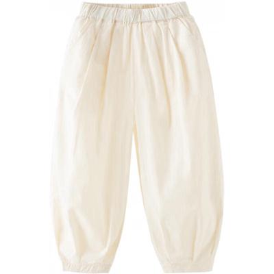 DAVE & BELLA Girls' Summer Cropped Casual Pants