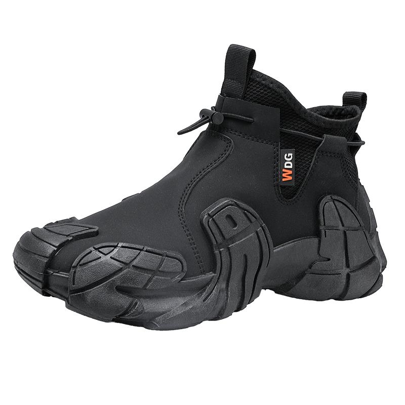 Men's New Casual Sports Shoes Breathable Anti-slip Wear-resistant High-top Outdoor Hiking Walking Men's Shoes Zapatillas Male