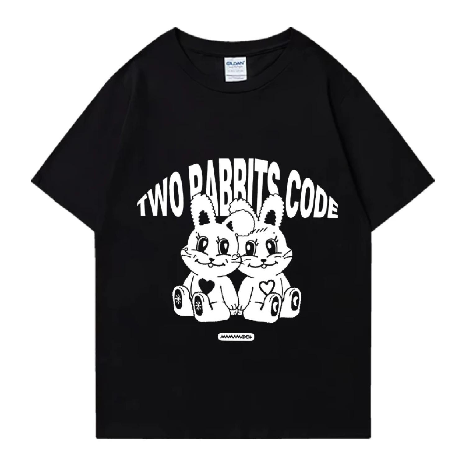 Hot sale Mamamoo Album Two Rabbits harajuku T shirt kpop Men Women Fashion Y2k Casual Tops Unisex Cotton short sleeve T-shirts XXXXXL разноцветный