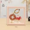 Crystal Tassel Horse Pendant Sachet: Cultural Brocade Keychain Gift