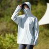 8118 Ice Silk UPF50+ Sun Protection Hoodie - Unisex Summer Outdoor Casual Wear