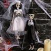 30cm Realistic Skeleton Halloween Decorations with Articulated Joints For Party Centerpieces Display Indoor and Outdoor