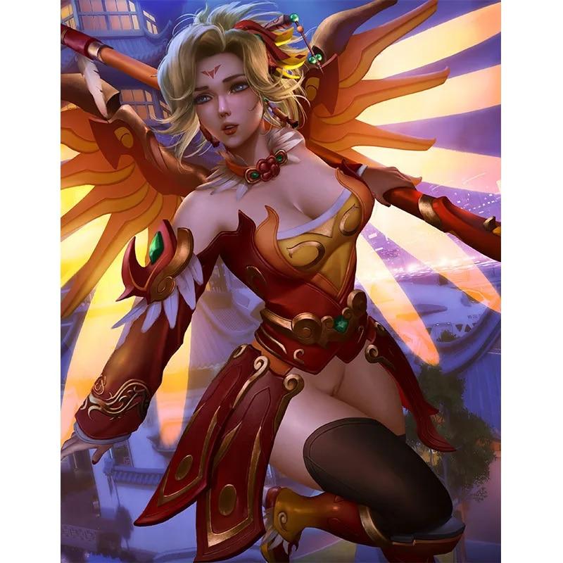 Drucken Spiel Weihnachten Metroid Sams Nude Sexy Girl Kunst Poster Wand Kunst Leinwand Malerei für Wohnzimmer Home Decor Bild