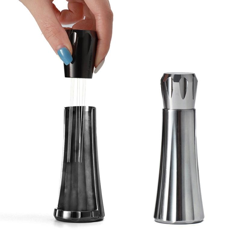 Stainless Steel Needles Coffee Tampers Coffee Stirrers Distributor Leveler Tools Needles Type Coffee Powder Distributors