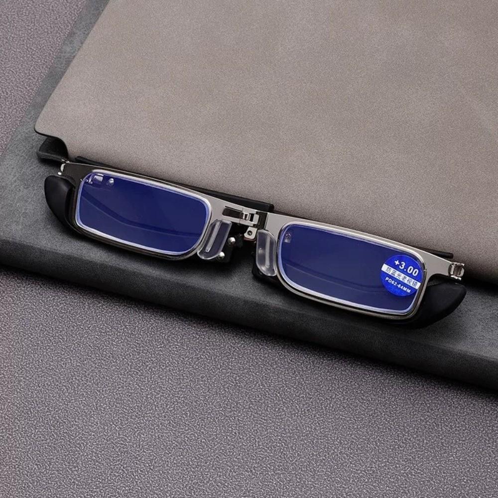 Portable Foldable Reading Glasses Lightweight Elderly Eyewear Anti Blue Presbyopic Glasses Daily