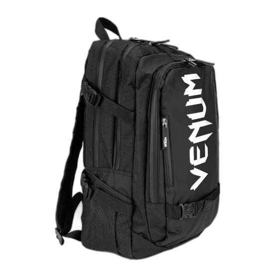 Venum Challenger Pro Evo Backpack X Lightweight Daypack for and the Gym (Black White) // Commuting, School,