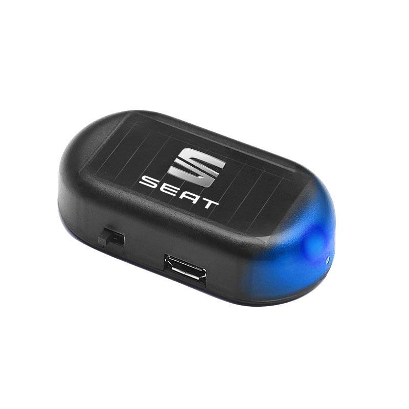 

1 шт. Стробоскопический сигнал Система безопасности Мигающий Предупреждающий Светодиодный свет Лампа-сигнализация Для SEAT Leon FR Altea Toledo Cordoba Alhambra Arona Ateca Exeo синий