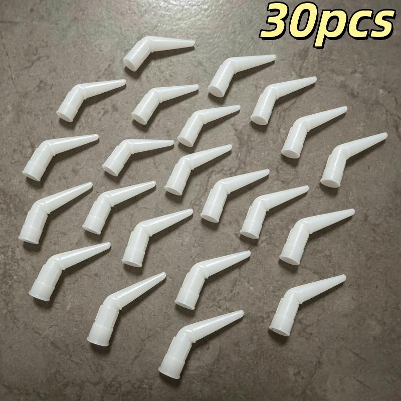 Plastic Caulk Nozzle Tips Standard Size Leak-proof 1-100Pcs for Home Bathroom Sealing DIY Handyman Repair Jobs