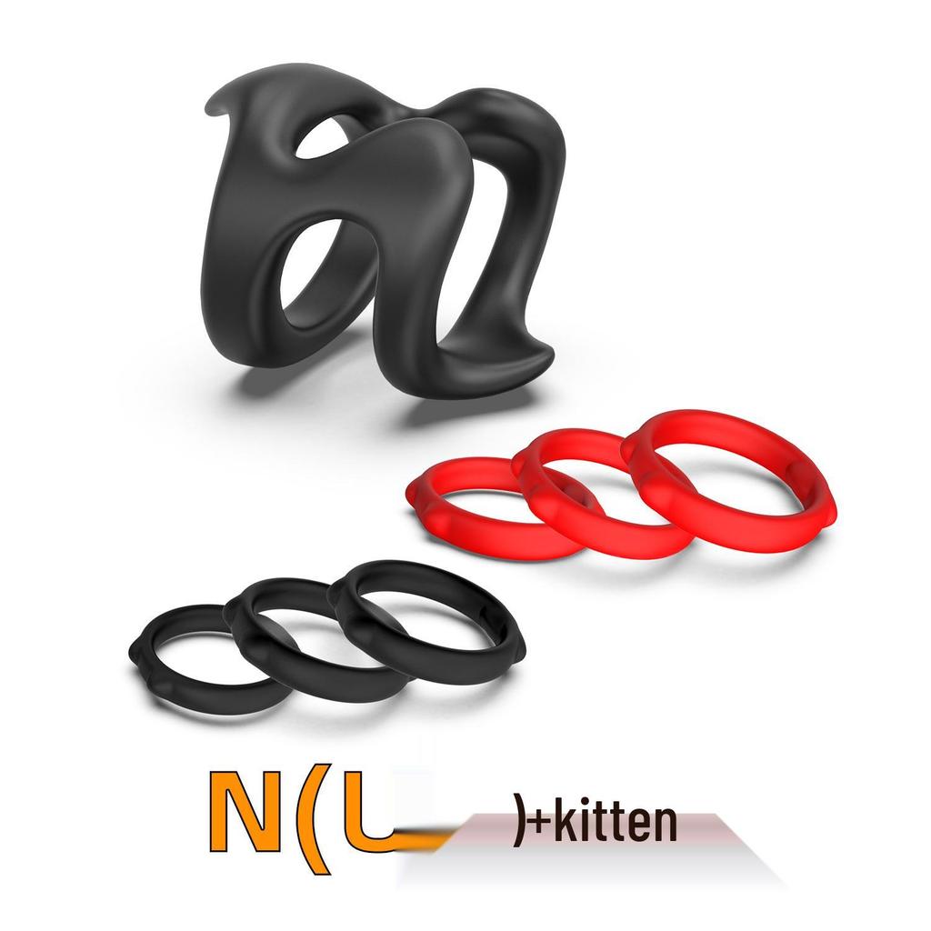 Silicone Cock Ring Delay for Male Foreplay and Restraint