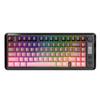 Free Wolf M75 Bluetooth Dual-Mode Mechanical Keyboard with PBT Gradient Keycaps and Display