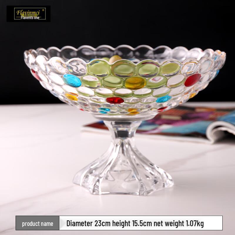 Флавинмси Европейская хрустальная стеклянная фруктовница