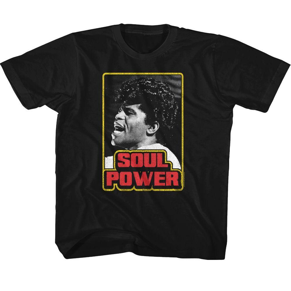 James Brown Soul Power Black Toddler T-Shirt XXXL