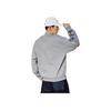 Li Ning Training Series Logo Print Warm Fleece Loose Pullover Sweatshirt Unisex Sweatshirt Gray AWDRF44-5